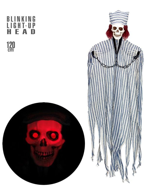 Decoratie halloween skelet gevangene