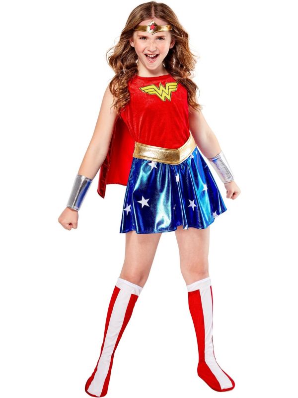 Deluxe Wonder Woman Outfit Meisjes WB DC Comics