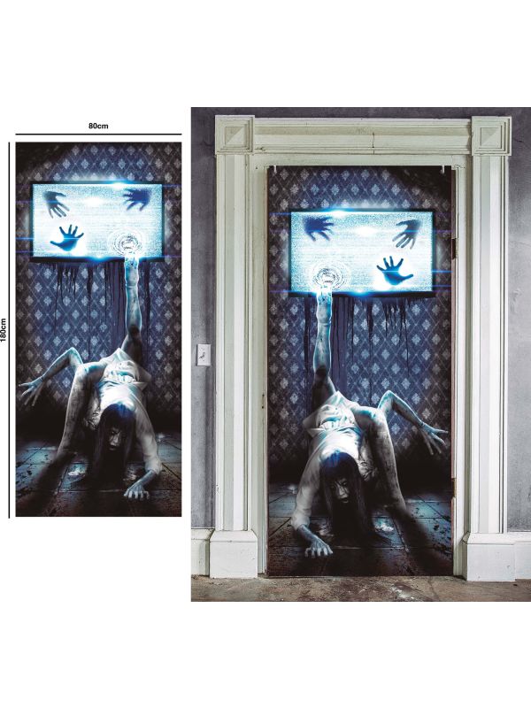 Deurdecoratie The Ring 80 x 180 cm halloween main product photo