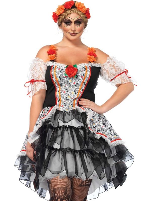 Dia de los muertos jurkje plus size main product photo