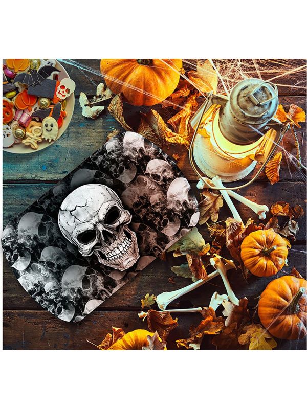 Dienblad doodshoofd 39 x 24 cm halloween