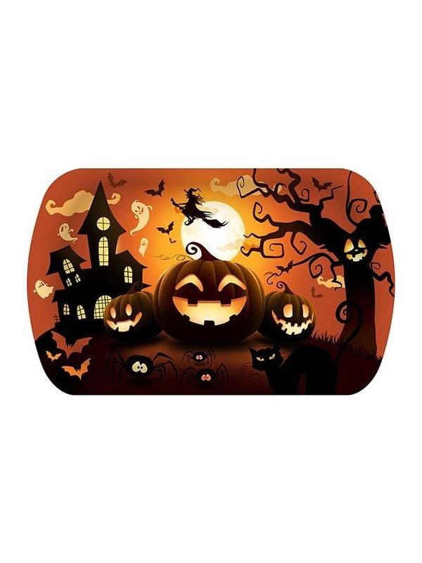 Dienblad pompoen 29 x 15 x 3,5 cm halloween