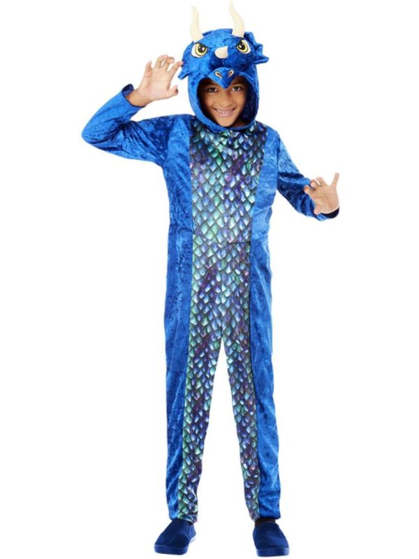 Dinosaurus Onesie Kinderen Blauw main product photo