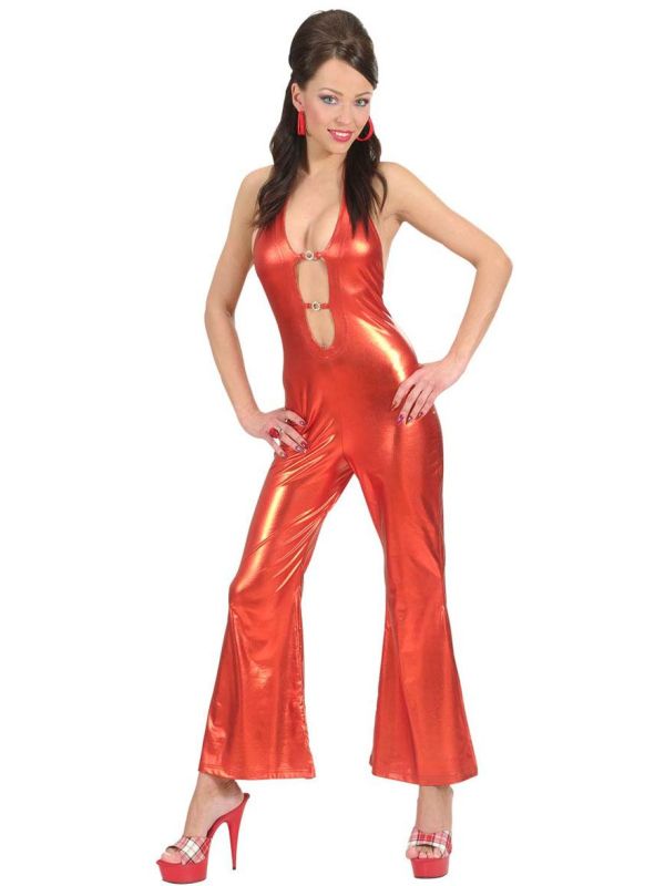 Disco kleding dames rood