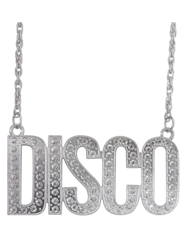 Disco Zilveren Feestketting
