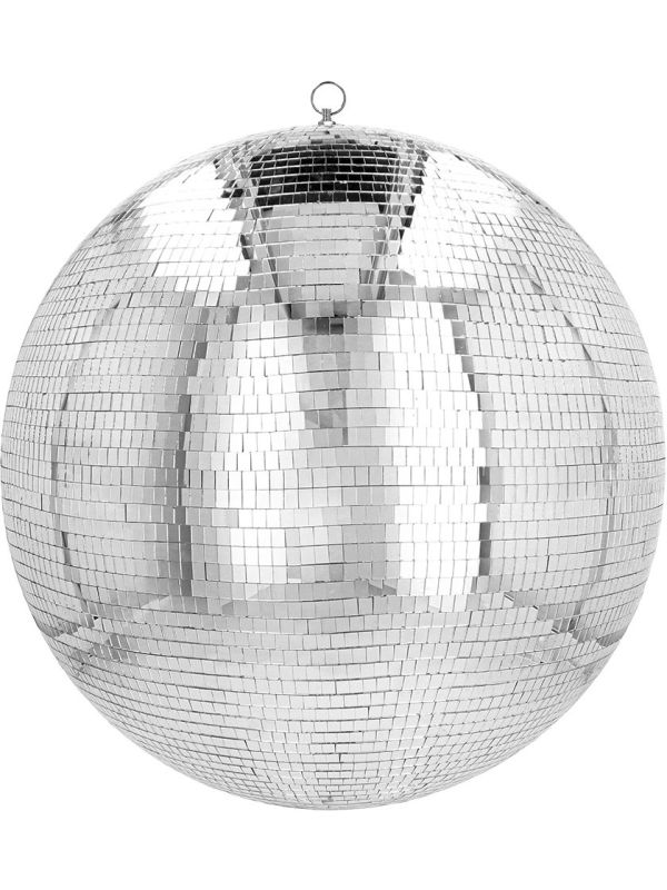 Discobal 70's Zilver 50 cm