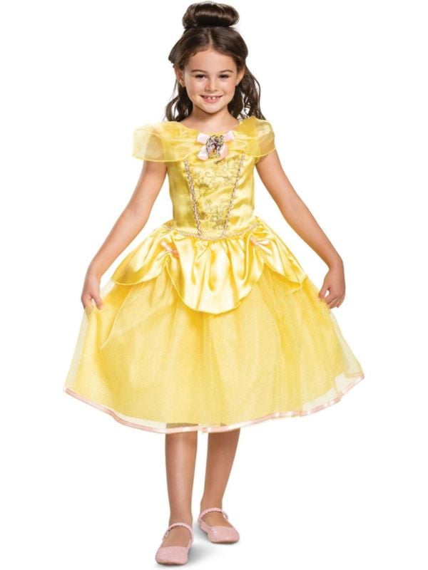 Disney Beauty And The Beast Jurk Meisjes Geel main product photo