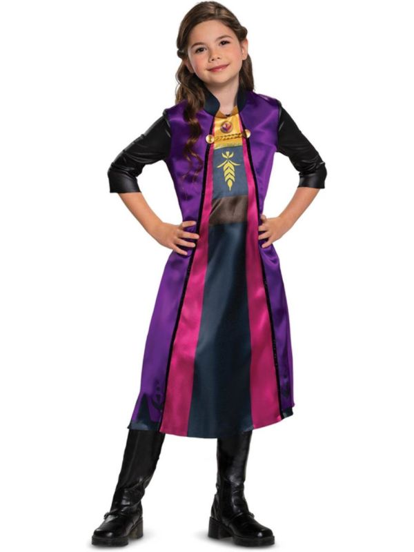 Disney Frozen Anna Kostuum Meisjes Zwart main product photo