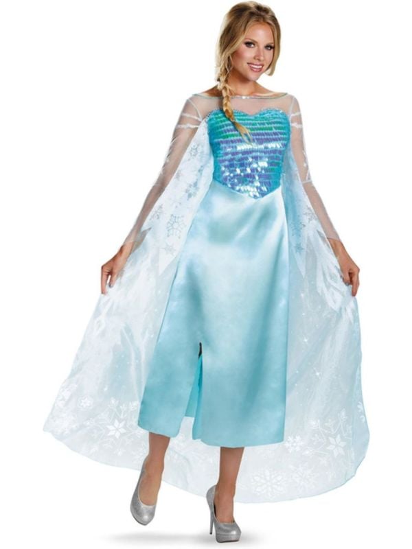 Disney Frozen Elsa Jurk Dames Blauw main product photo