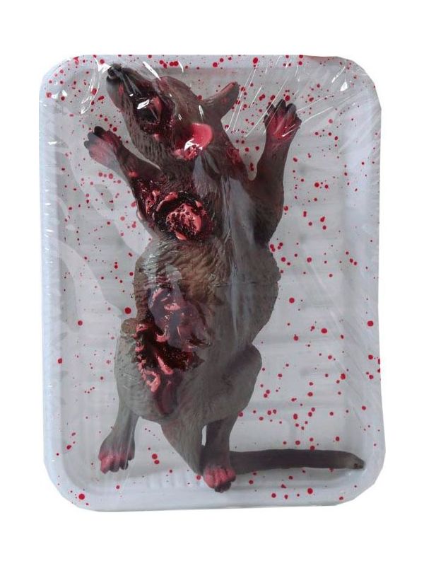 Dode rat Halloween decoratie