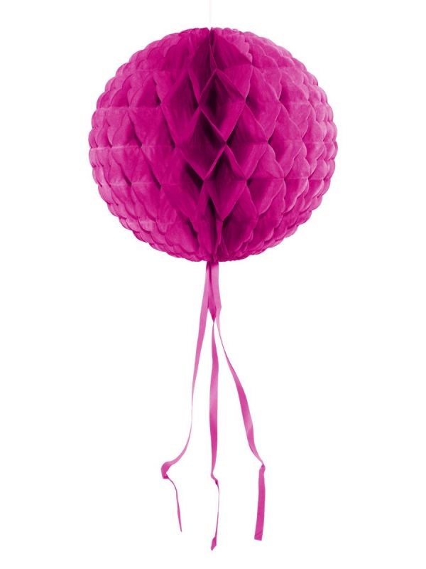 Donker roze honingraat bol decoratie main product photo