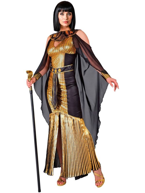 Egyptische Koningin Outfit Dames Goud