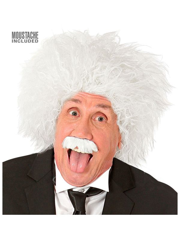 Einstein pruik en snor main product photo