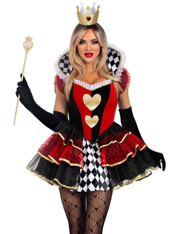 Elegant Queen of Hearts Jurk voor Dames main product photo