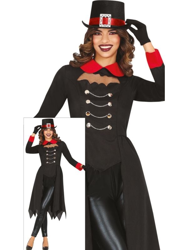 Elegant vampier kostuum halloween dames