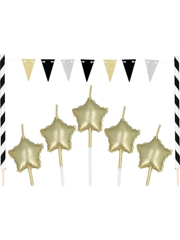 Elegante Verjaardagstaartdecoratie Kit