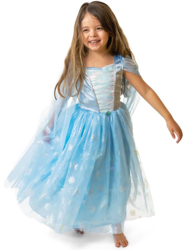 Elsa Frozen Jurk Blauw Meisjes