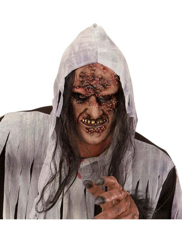 Eng zombie masker met haar main product photo