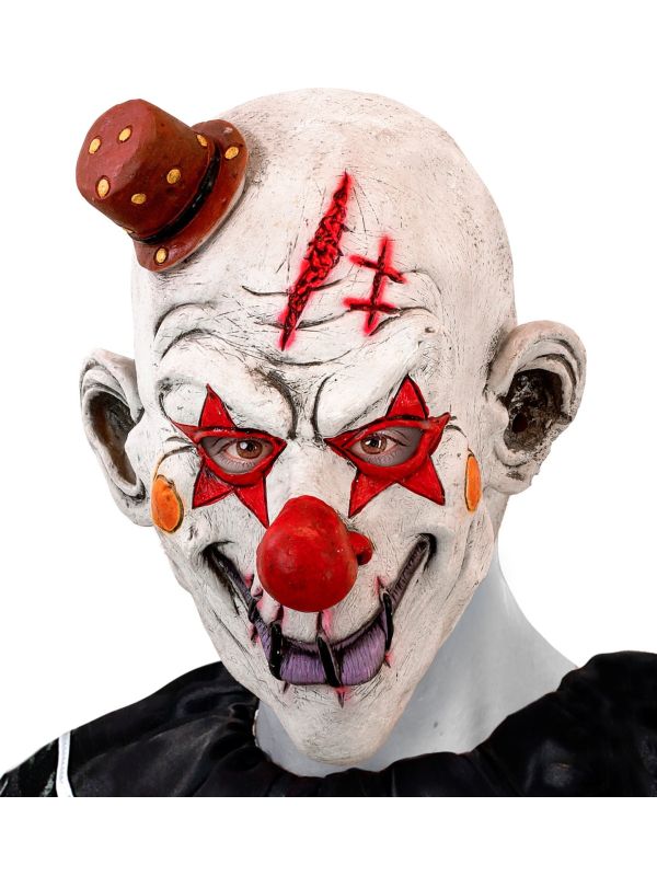 Enge Clown Masker met Hoed Halloween