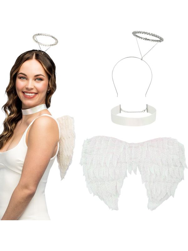 Engel Gabriella Verkleedset Wit Dames
