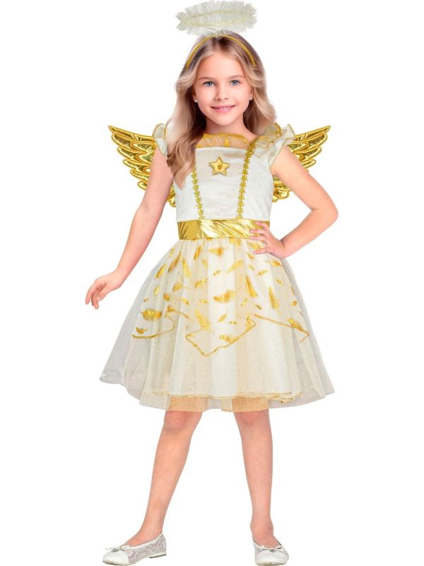 Engel Jurk Pak Wit Meisjes