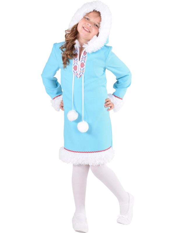 Eskimo jurk meisje blauw main product photo