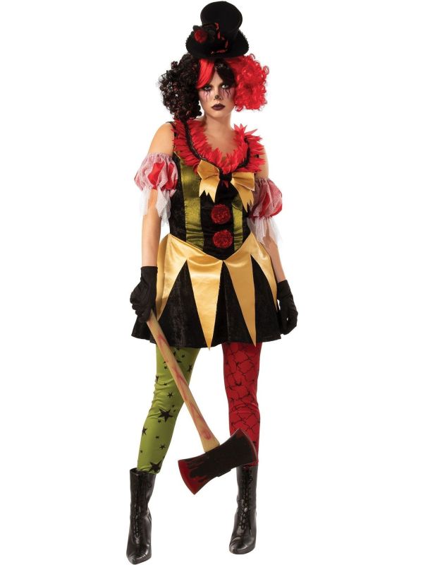 Evil Horrorclown Outfit Vrouwen