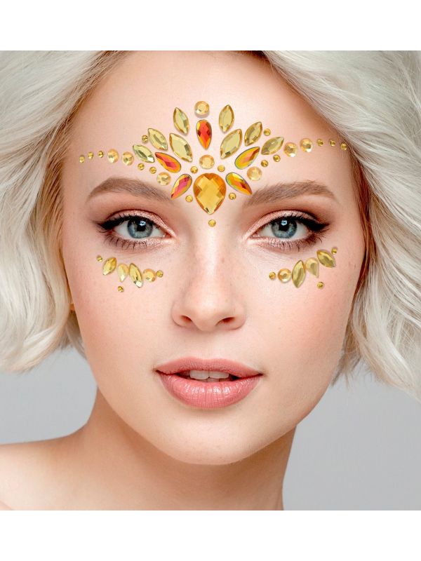 Face Jewels Gele Diamant