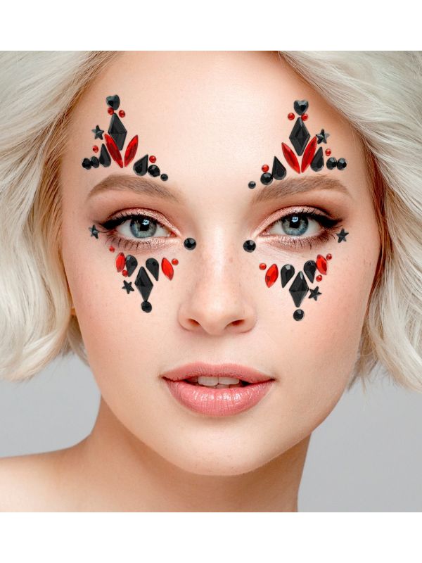 Face Jewels Harley Stijl