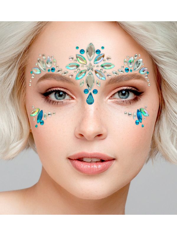 Face Jewels Ijsprinses Look