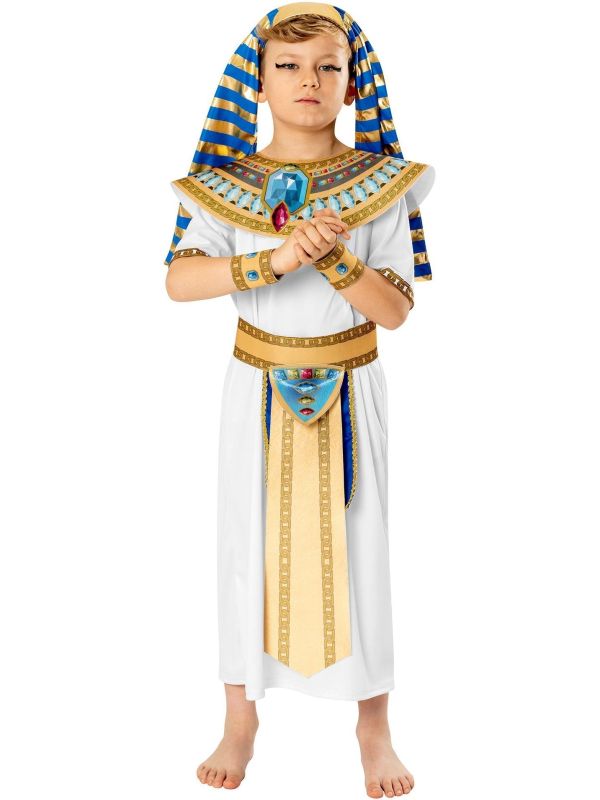 Farao Outfit Jongens Wit