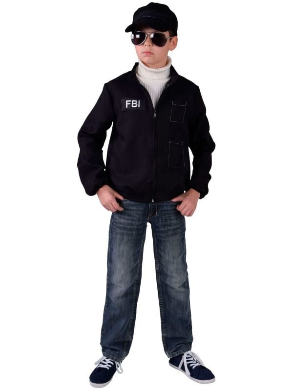 FBI politie vest kind zwart main product photo