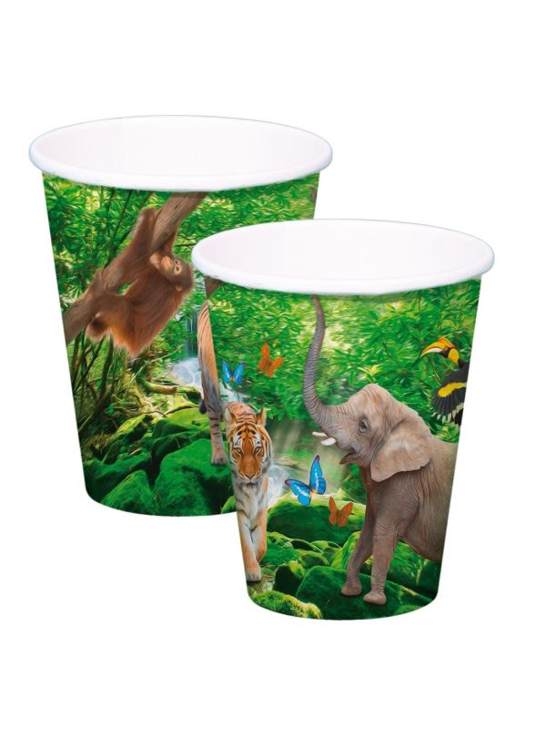 Feest bekers safari jungle party