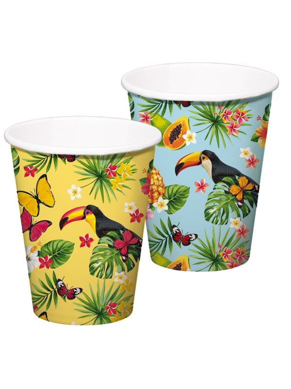 Feest bekers zomerse toekans main product photo
