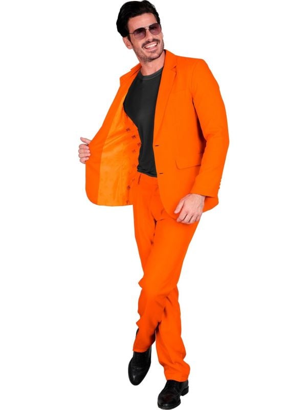 Feest kostuum oranje mannen