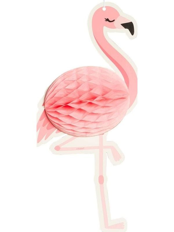 Flamingo decoratie hanger