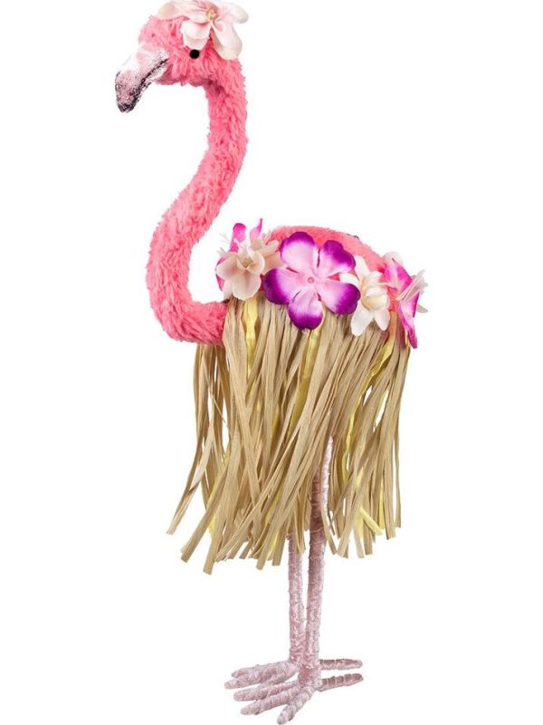 Flamingo met hawaii rokje decoratie main product photo