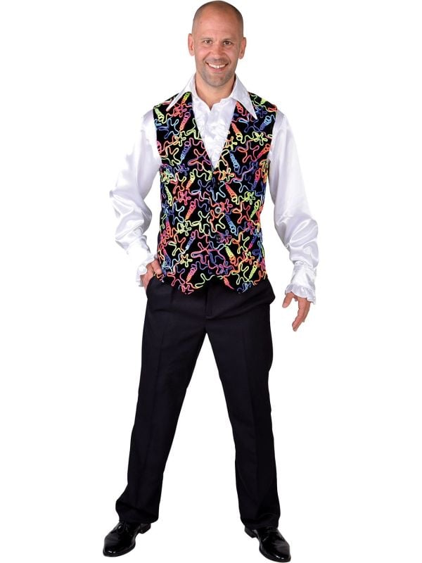 Fluor vest disco mannen main product photo