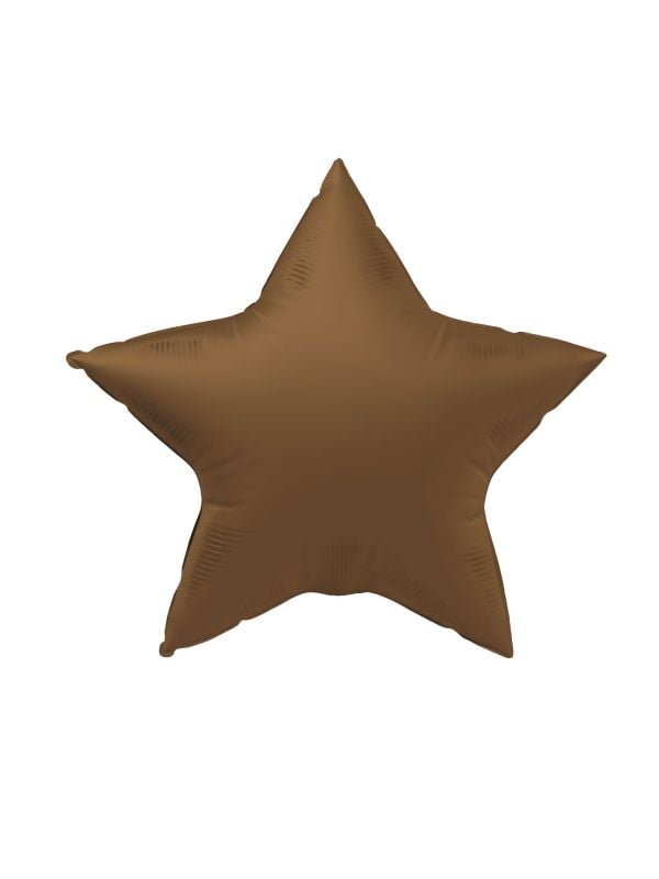 Folieballon Vorm Ster - Bruin