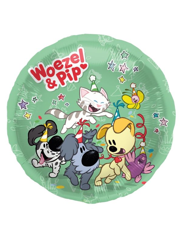Folieballon - Woezel en Pip