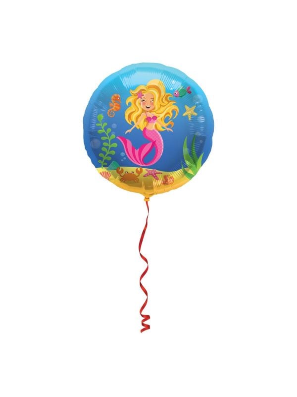 Folieballon zeemeermin kinderfeestje main product photo