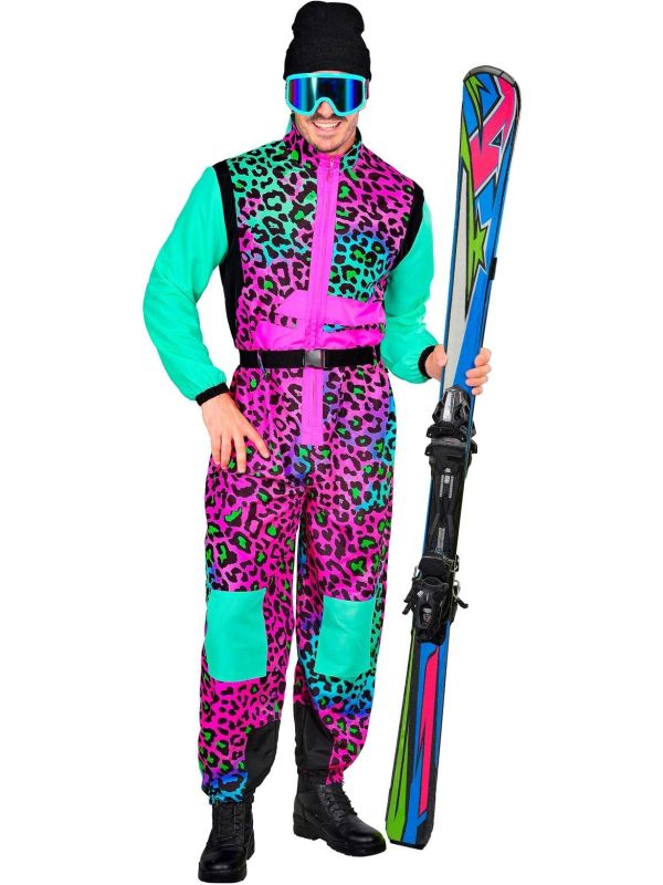 Fout Neon Luipaard Skipak Volwassenen