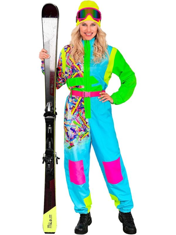 Fout Neon Skipak Blauw Volwassenen