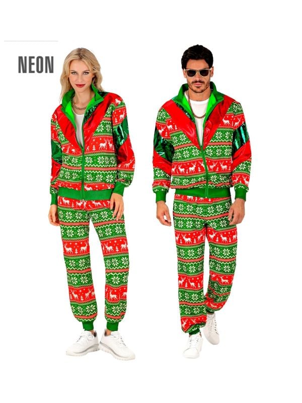 Fout trainingspak kerst rood en groen main product photo