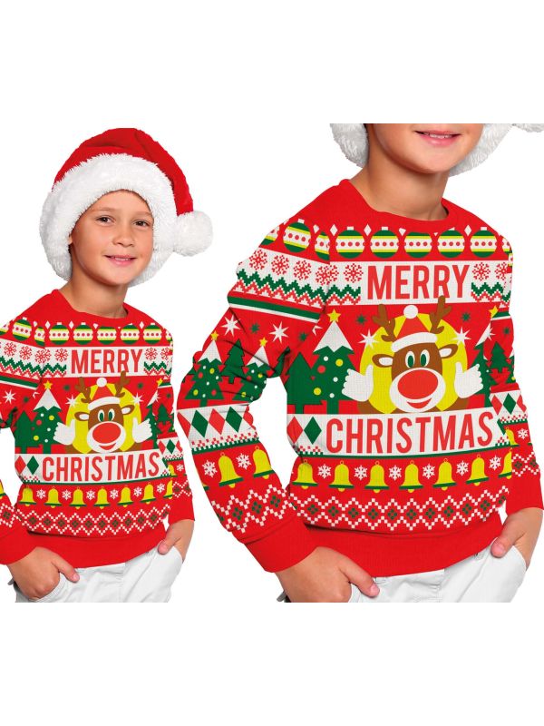 Foute kersttrui vrolijk kerstfeest kind