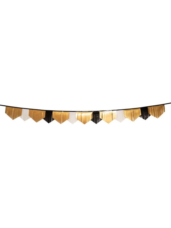 Franjeslinger - Zwart en goud HNY