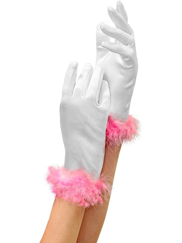 Gala handschoenen met pluche