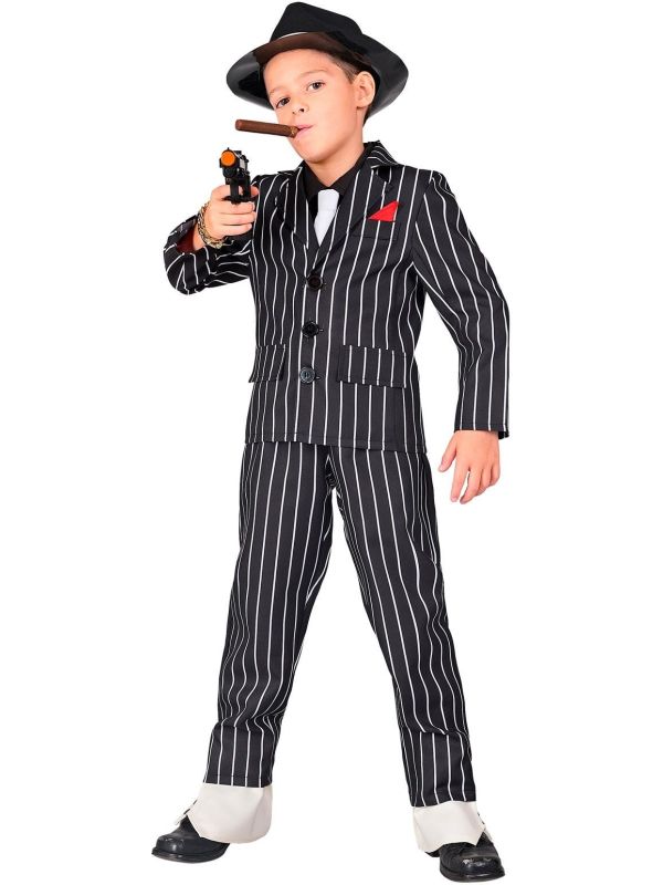 Gangster Pak Carnaval Zwart Jongens
