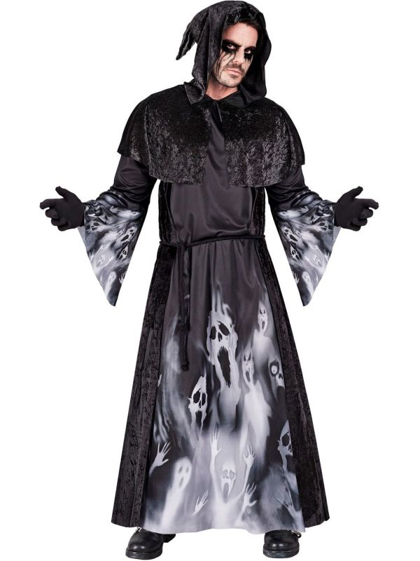 Geest Spook Kostuum Zwart Mannen