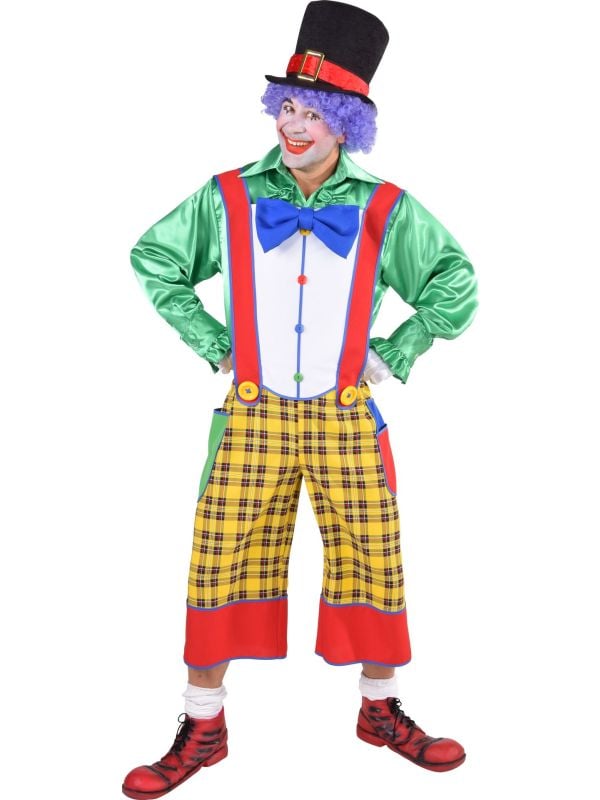 Gele broek clown heren main product photo